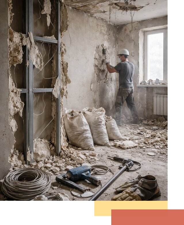 Профессиональный демонтаж зданий и конструкций в Королев