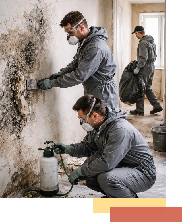 Удаление плесени со стен профессионально в Королев