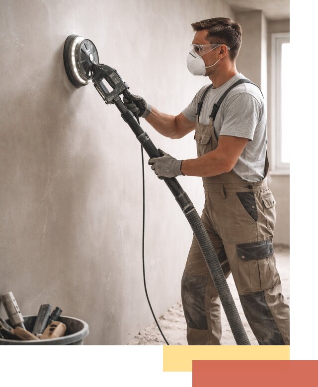 Профессиональная шлифовка стен в Королев быстро и качественно