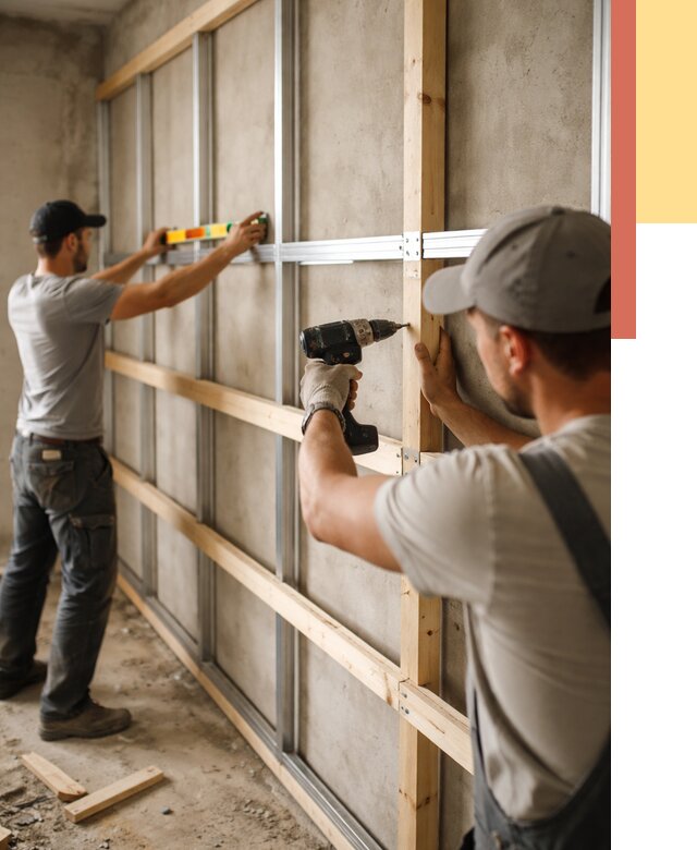 Устройство обрешетки под панели в Королев от 2183 руб. — монтаж под ключ | ОТДЕЛОЧНИК-Кор