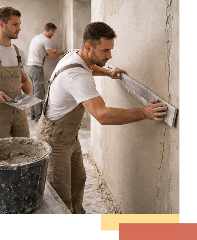 Штукатурка стен без маяков в Королев быстро и качественно