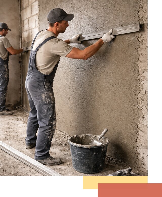 Штукатурка стен цементно-песчаная в Королев профессионально