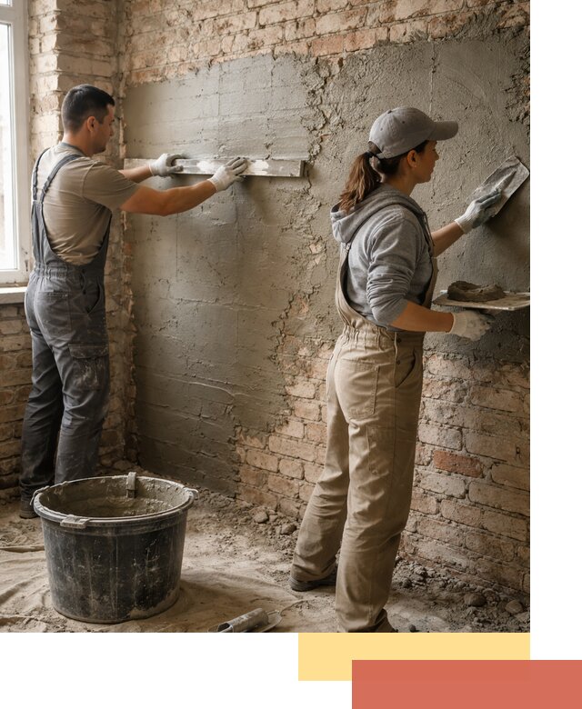 Штукатурка кирпичных стен в Королев — качественно и надежно