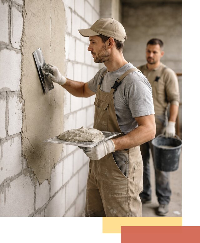 Штукатурка стен из газобетона в Королев под ключ