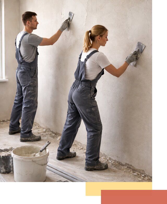 Штукатурка стен под обои в Королев профессионально и быстро