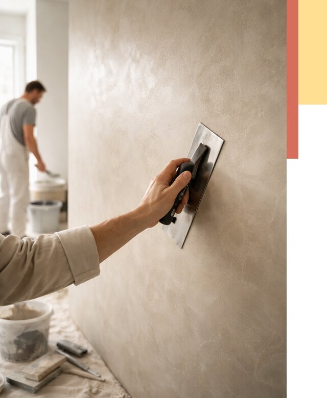 Венецианская штукатурка в Королев от 3639 руб/м² — нанесение стен под ключ | ОТДЕЛОЧНИК-Кор