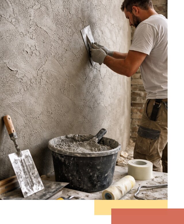 Декоративная штукатурка лофт в Королев — отделка стен и потолков