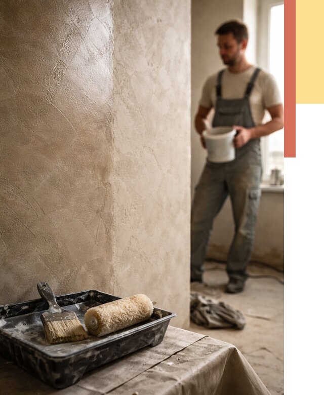 Нанесение воска на штукатурку в Королев от 3639 руб. | Услуги ОТДЕЛОЧНИК-Кор