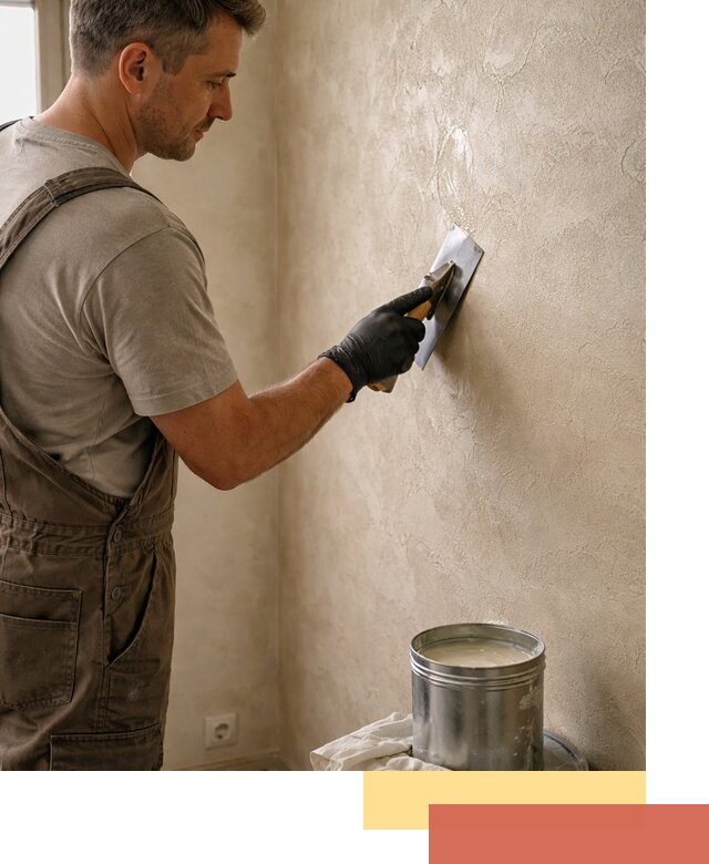 Нанесение воска на штукатурку в Королев для защиты и блеска