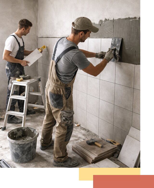 Укладка плитки на стены в Королев профессионально и надежно