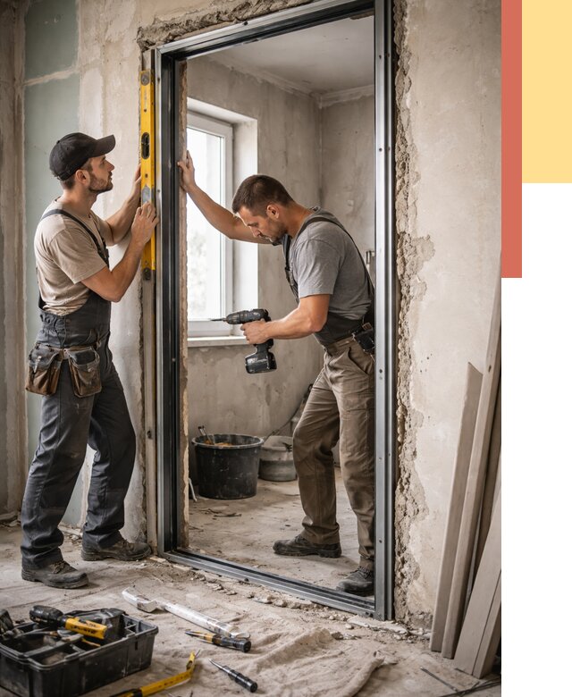 Закладка дверного проема в Королев от 3639 руб. — быстро и недорого | ОТДЕЛОЧНИК-Кор