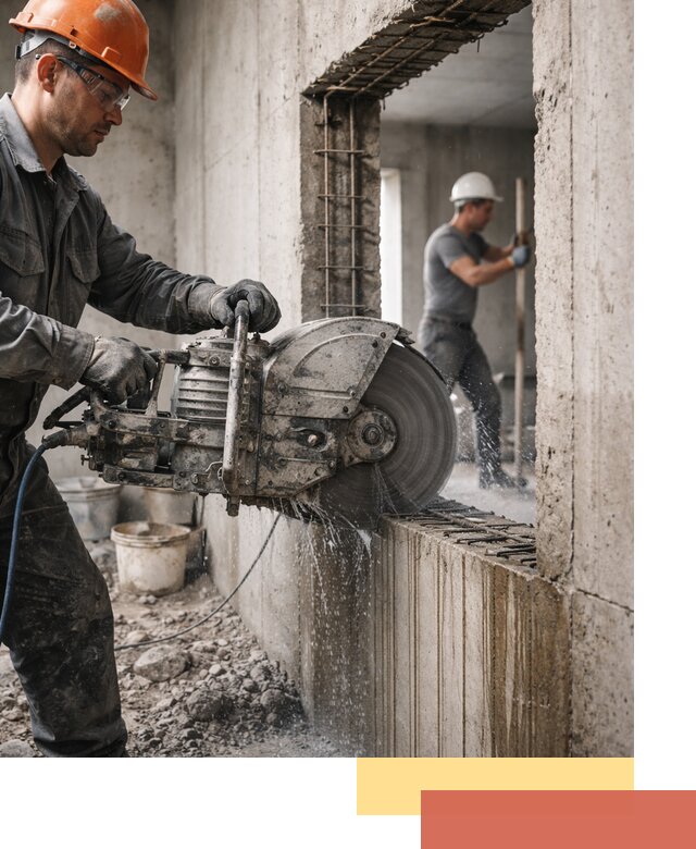 Алмазная резка проемов в Королев быстро и точно