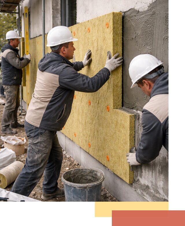 Утепление стен минватой в Королев — тепло и звукоизоляция