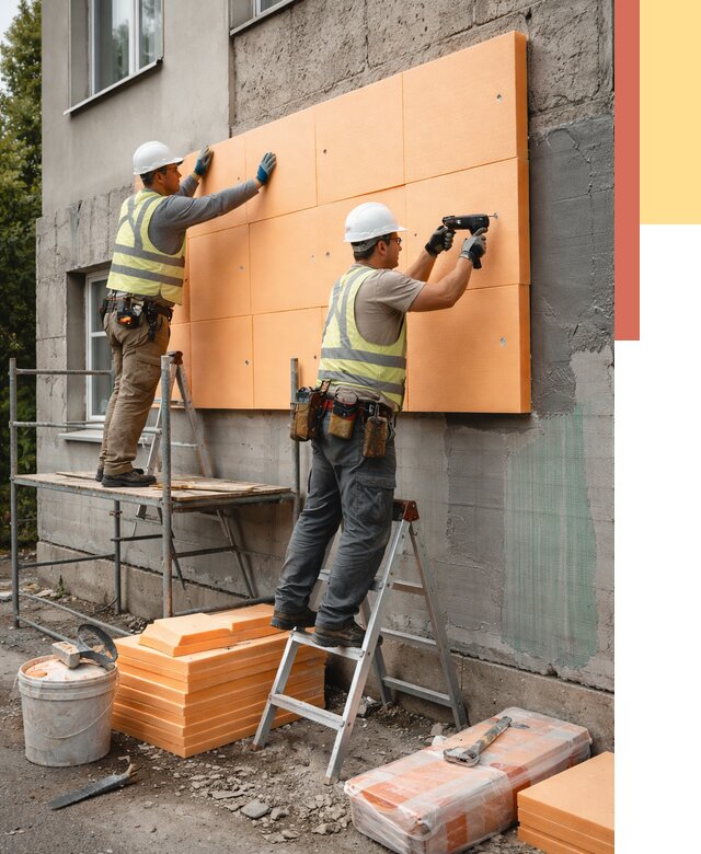 Утепление стен пеноплексом в Королев от 1923 руб./м2 — быстро и недорого | ОТДЕЛОЧНИК-Кор