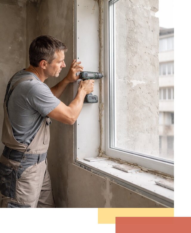 Монтаж гипсокартонных откосов в Королев под ключ