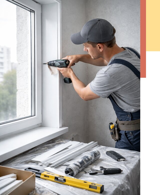 Установка пластиковых откосов в Королев от 2339 руб. | ОТДЕЛОЧНИК-Кор монтаж, быстро и недорого