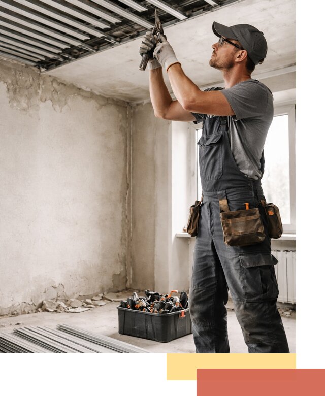 Демонтаж реечного потолка в Королев быстро и аккуратно