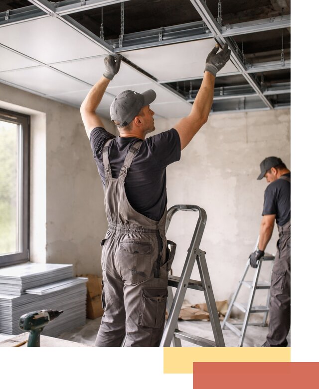 Монтаж кассетного потолка в Королев качественно и быстро