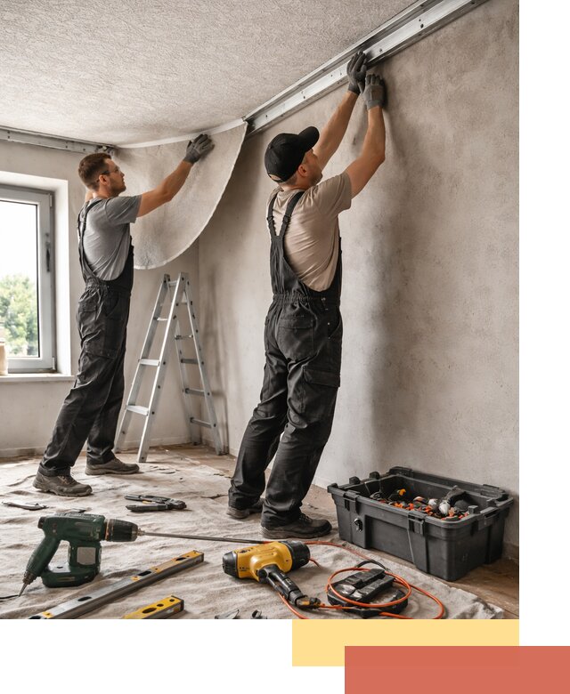 Монтаж фактурного натяжного потолка в Королев качественно и быстро