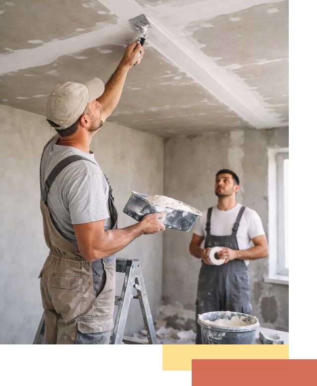 Обработка швов потолка ГКЛ в Королев: качественная заделка и шпатлевка